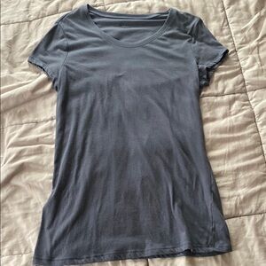 No Boundaries Slate Blue Short Sleeve Tee